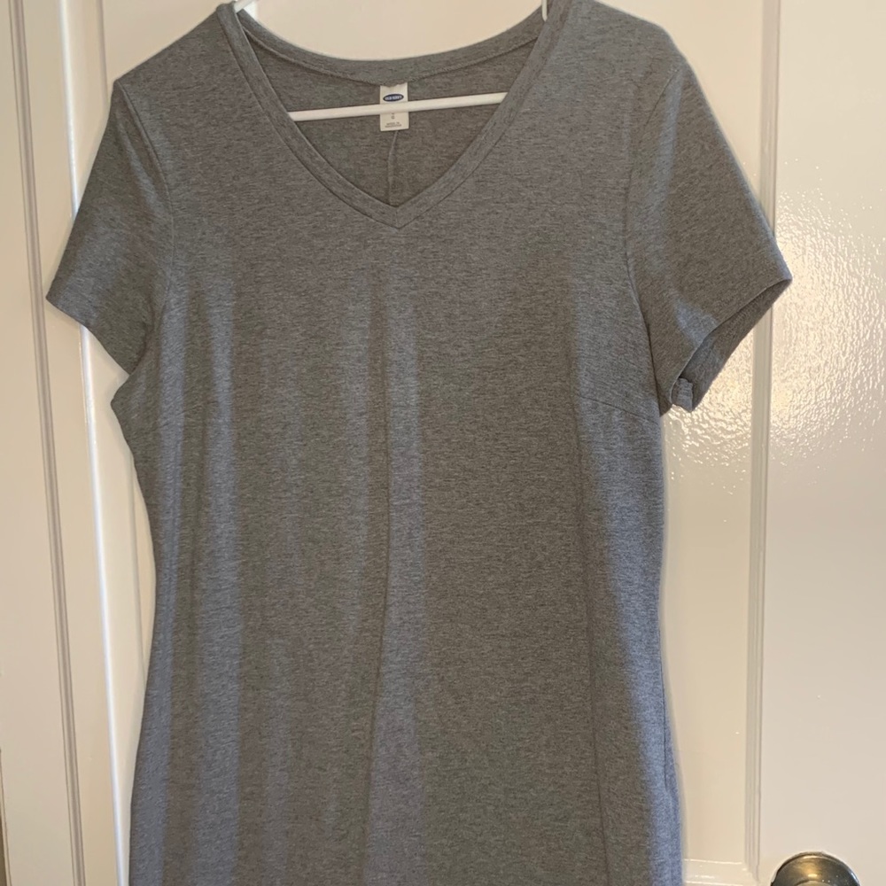 Gray T-shirt Dress